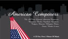 American Composers - 4CD set