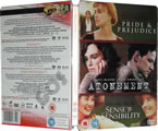 Pride and Prejudice Atonement Sense and Sensibility